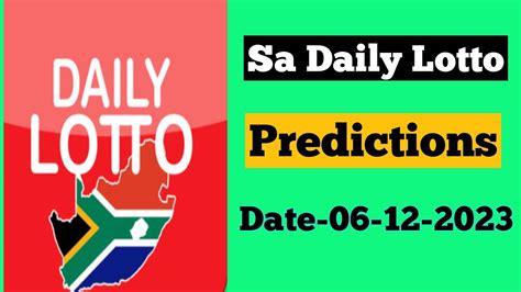 sa daily lotto predictions for today|Daily Lotto Predictions .